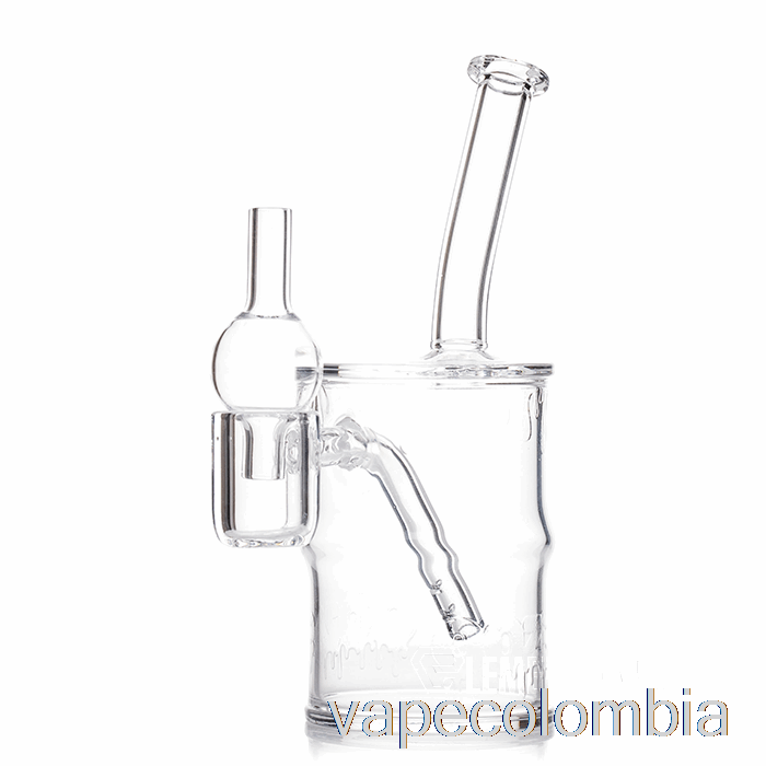 Kit Completo De Vapeo Rezuma Barril Tóxico Mini Dab Rig Transparente